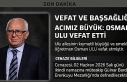 Emekli Öğretmen Osman Ulu Vefat Etti: Gülnar'da...