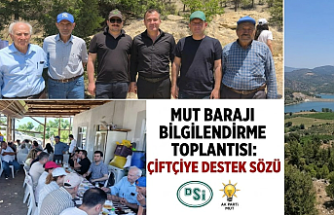 Mut Barajı ve Sulama Projeleri İçin Önemli Toplantı!