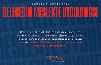 Cumhurbaşkanı Erdoğan Duyurdu: 750 Bin Gence İş Kapısı! "Geleceğim Meslekte" Uygulaması Başlıyor
