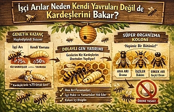 Arı Kovanındaki Genetik Gizem: İşçi Arılar Neden Kendi Yavrularını Değil de Kardeşlerini Büyütür?