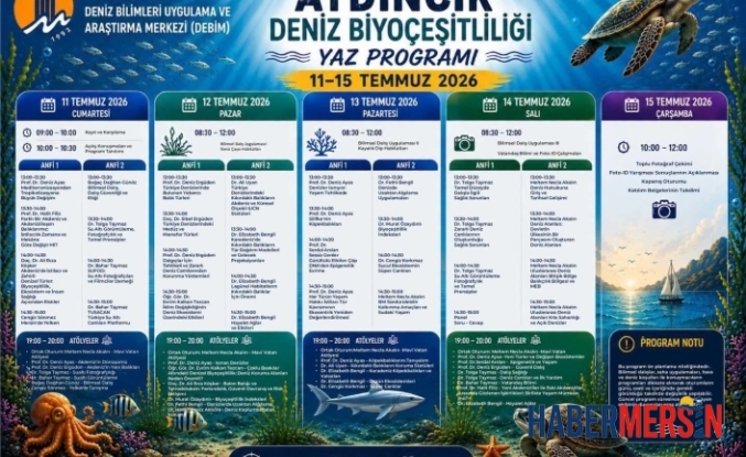 Mersin Üniversitesi'nden Aydıncık'a Bilimsel Dokunuş: Denizlerimizi Tanıyalım