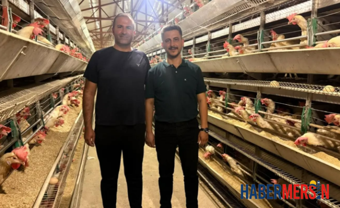 Mut'ta Üretime Tam Destek: Ahmet Hüsrev Demir'den Tavuk Çiftliği Ziyareti