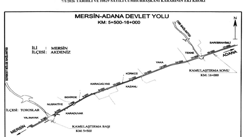 Mersin–Adana D-400 Karayolu’nda Dev Adım: Kamulaştırma Tamam!