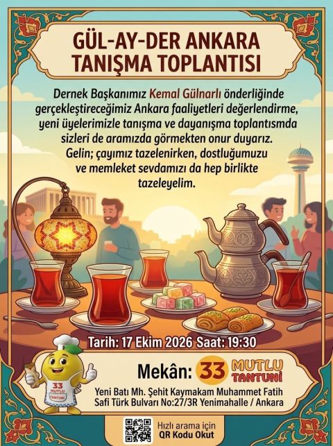 GÜL-AY-DER Ankara'da Dayanışma Rüzgarı Estirecek