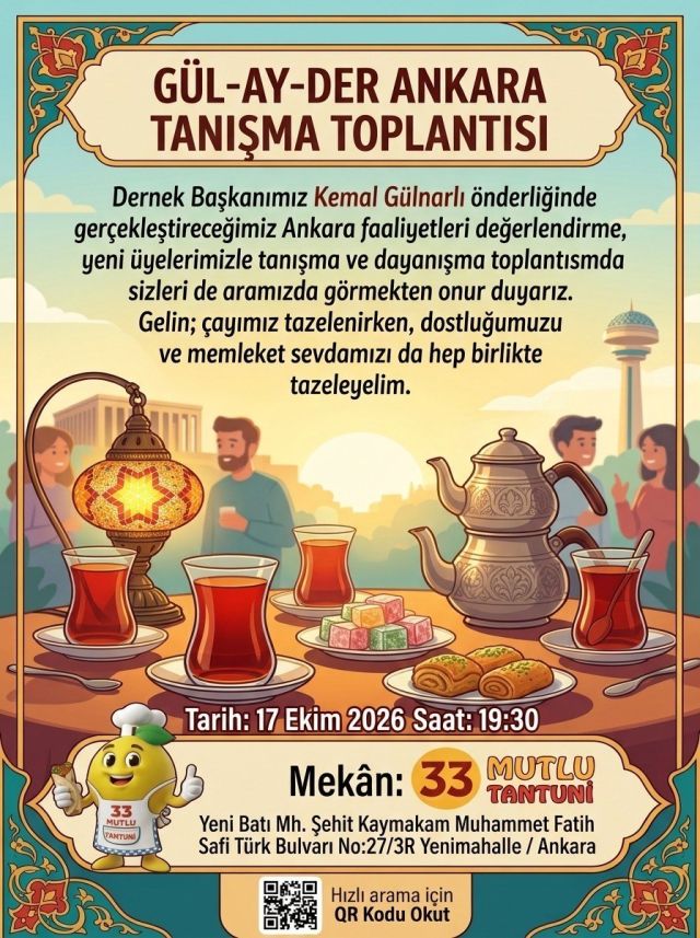 GÜL-AY-DER Ankara'da Dayanışma Rüzgarı Estirecek