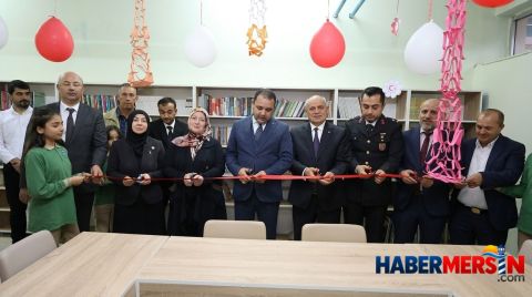 Balcıçakırı İlkokulu’na UEYM ve Yahyalı Belediyesi İş Birliğiyle Yeni Kütüphane Kazandırıldı